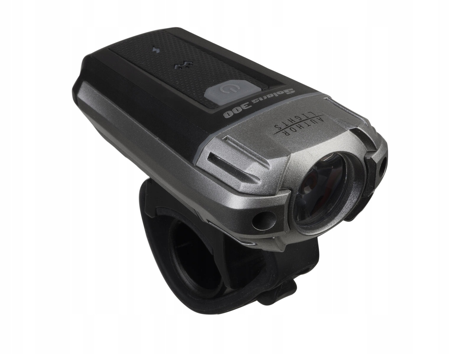 Lampka przednia Author Solaris 300lm Usb czarna