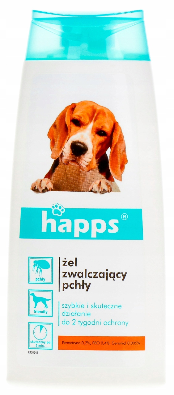 

Żel Preparat Płyn Zwalczający Pchły Dla Psów Happs