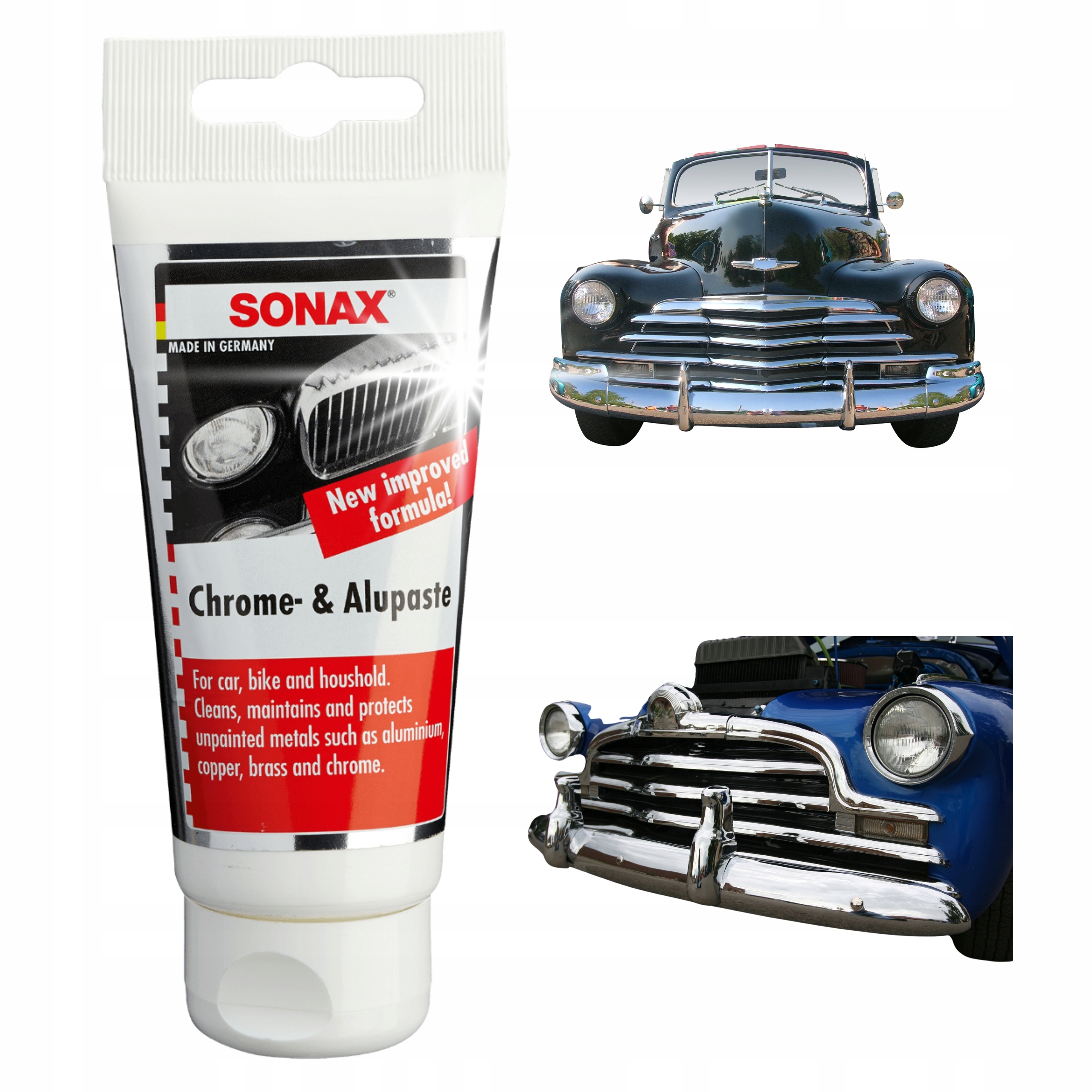 Pasta do Chromu i Aluminium Środek Pielęgnujący Sonax 75ml