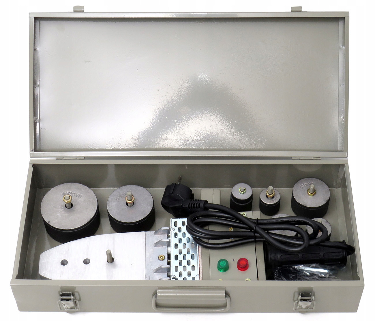 ZGRZEWARKA DO ZGRZEWANIA RUR PP PCV 1200W 16-63mm Zasilanie sieciowe