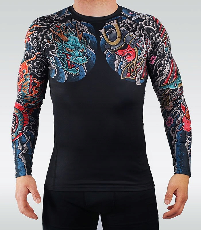 Rashguard Bushido 3.0 długi rękaw (Czarny) M Ground Game