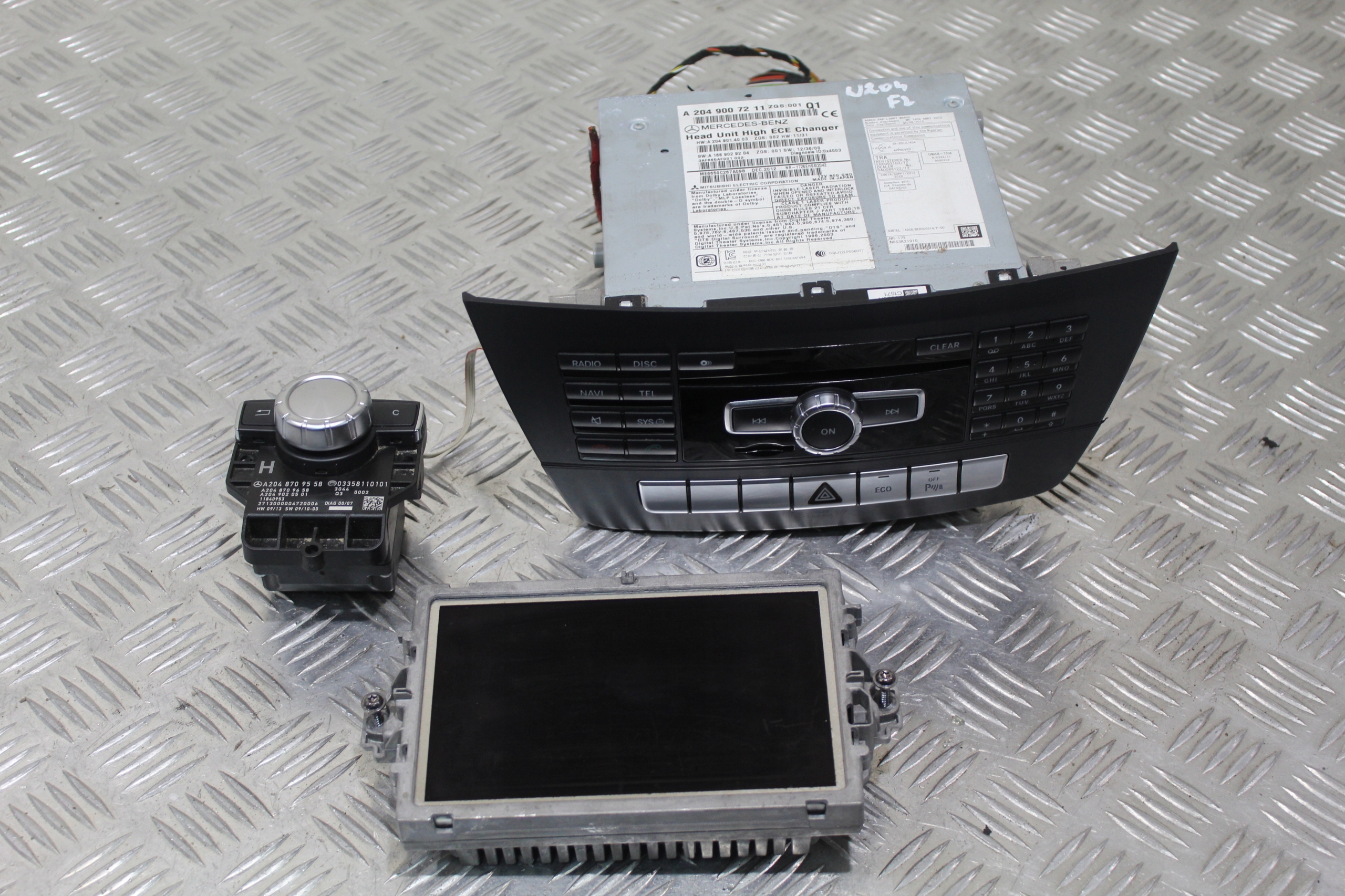 NAVI navigation KOMPLET C-KLASA W204 LIFT