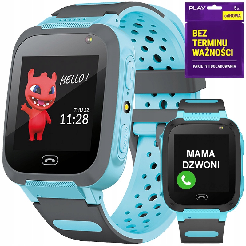 

Smartwatch Zegarek dla Dzieci Funkcja Rozmów I Gps