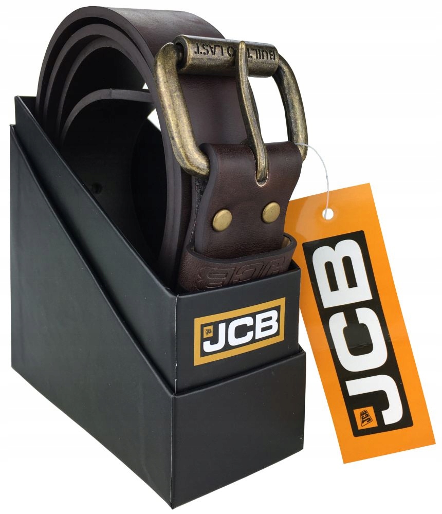 

Skórzany Pasek Męski Skóra Naturalna +pudełko JCB4