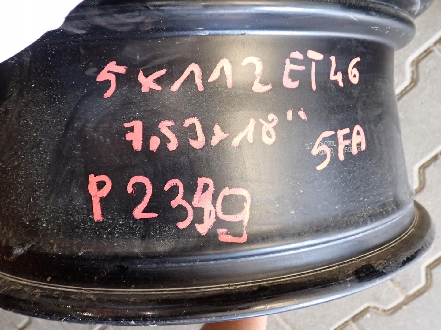 disk disk SEAT 5FA 5x112 ET46 7,5J 18" 5FA601025H