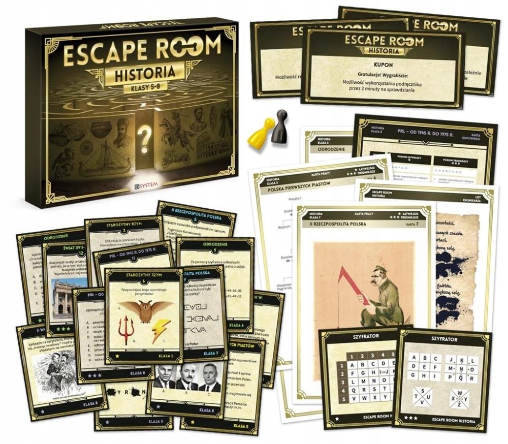 Gra Escape Room. Historia Praca Zbiorowa