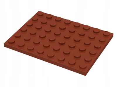 

Lego 3036 Płytka 6x8 Brązowa Nowa (6g)
