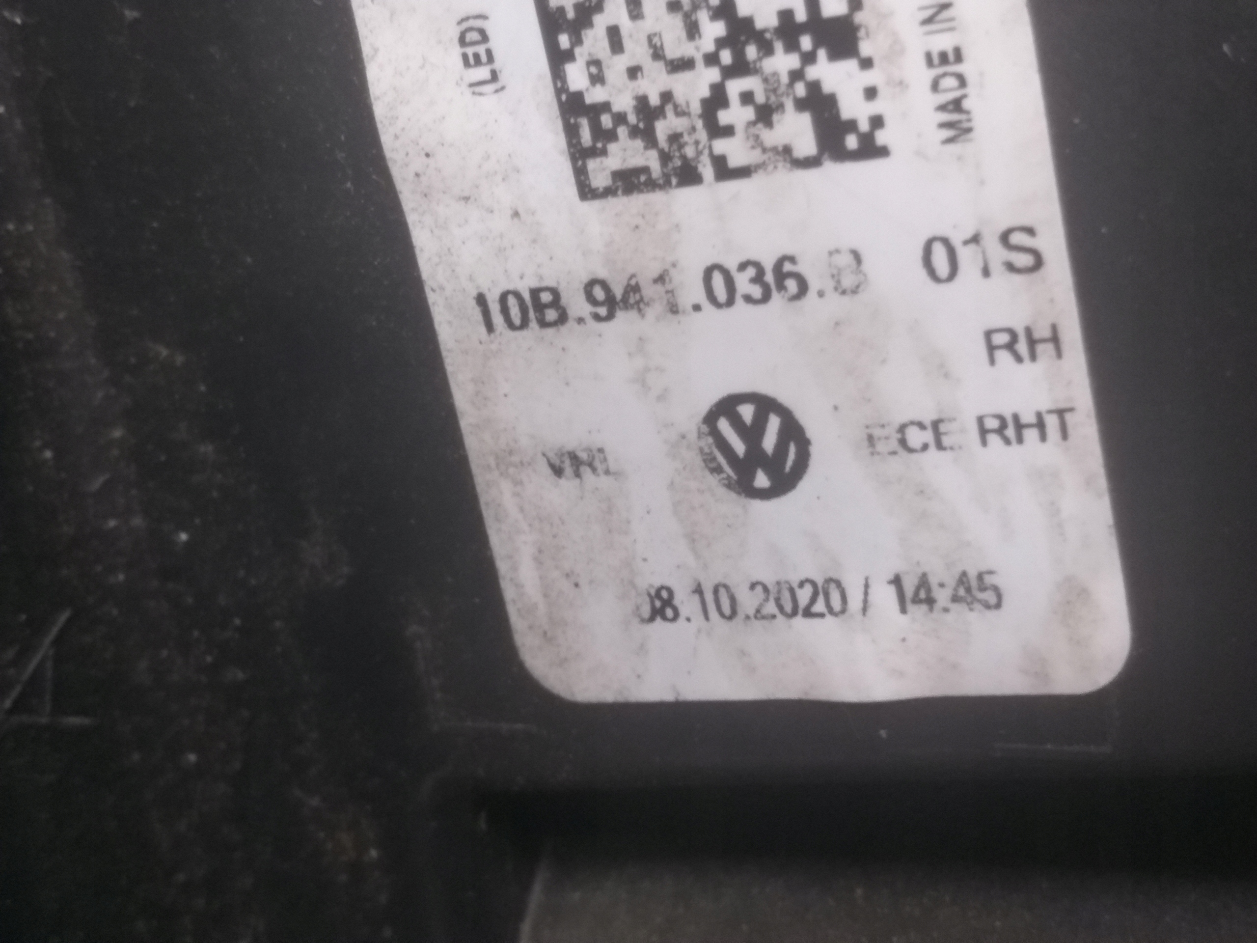 light front right VW ID3 ID-3 ID 3 10B FULL LED 10B941036B