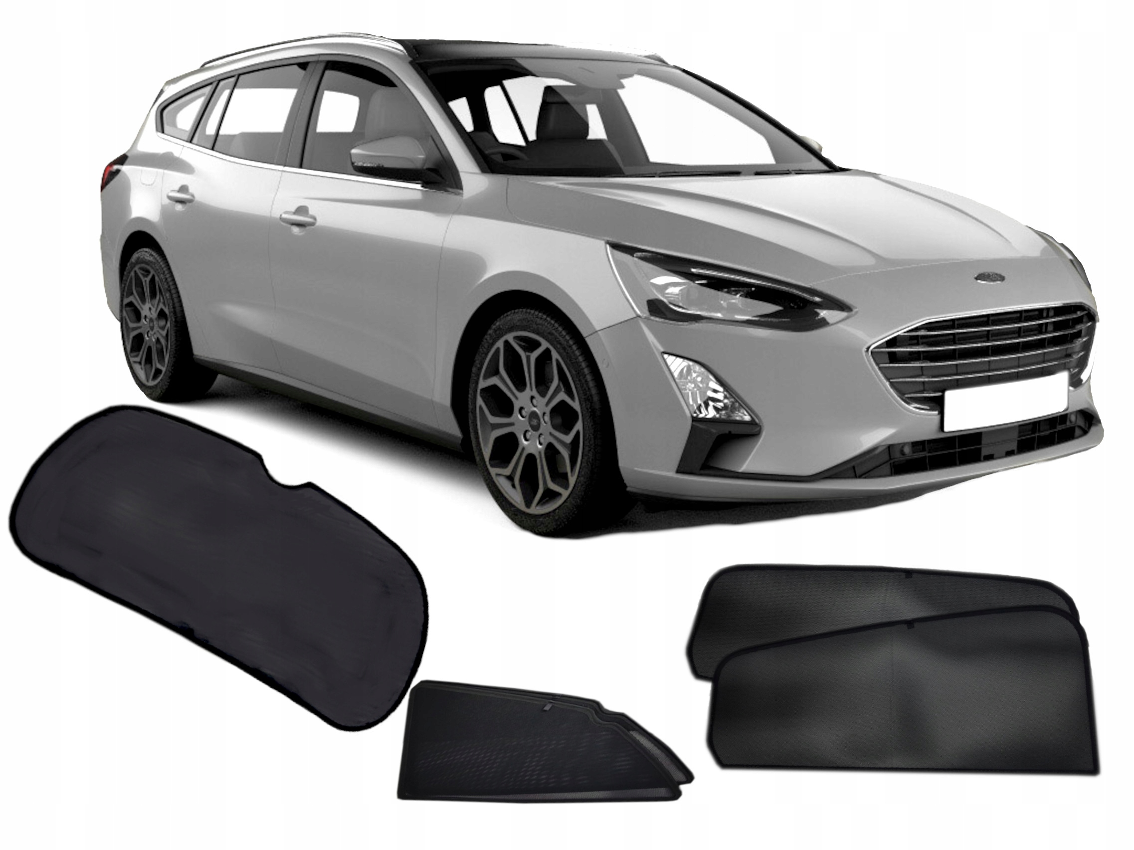 Záclony rolety sluneční clony na sklo pro Ford Focus IV 4 kombi