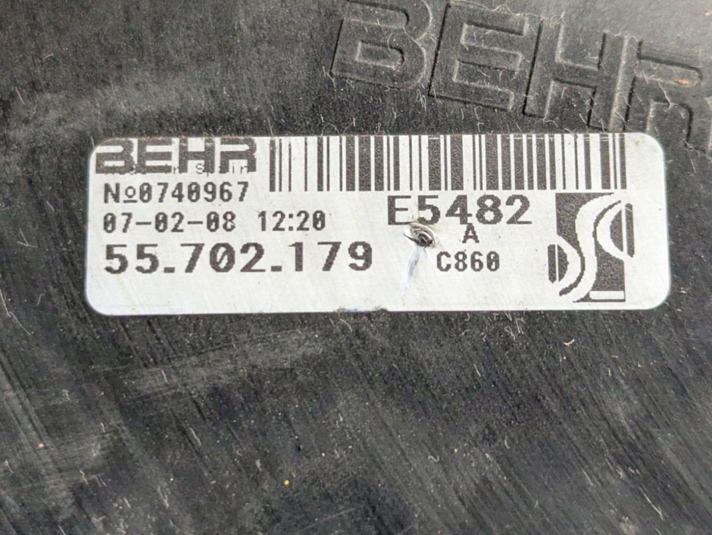 ventilátor chladiče Opel Corsa D 2008 13256567