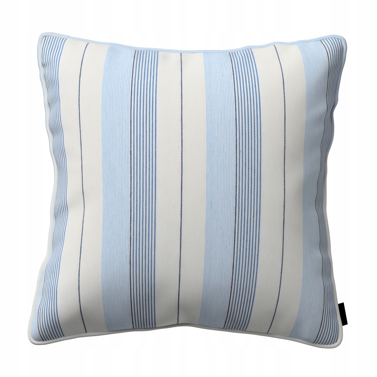 Povlak na polštář 60x60 modré pruhy