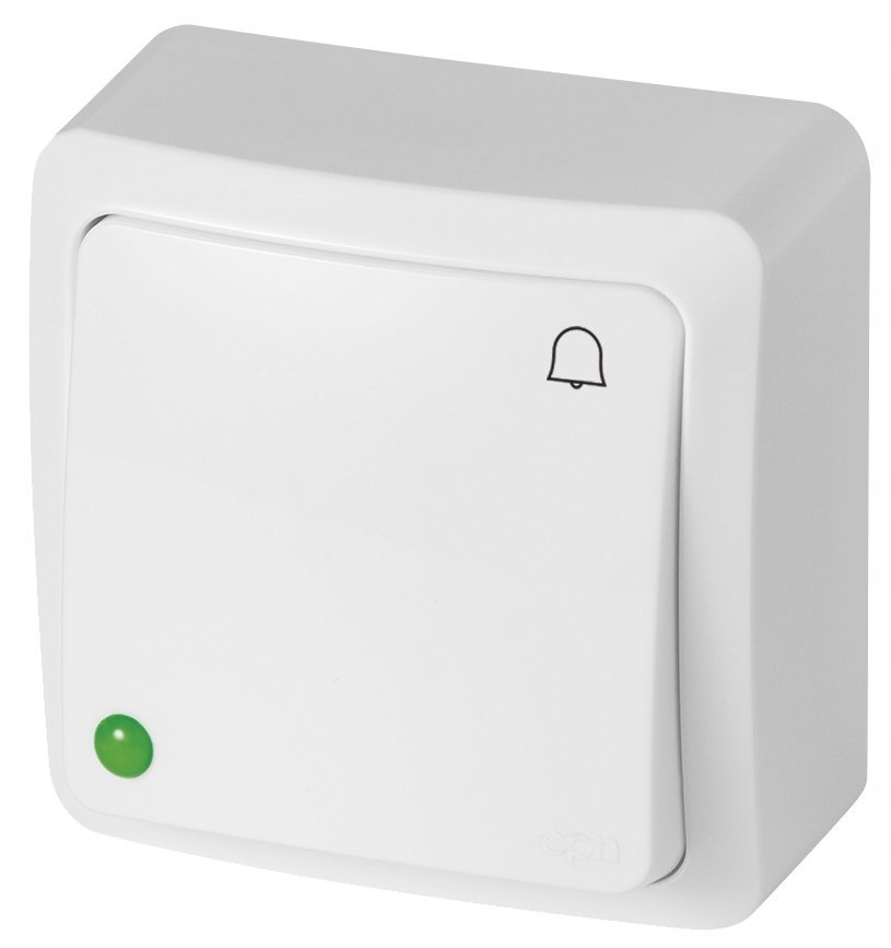 

Berg Przycisk dzwonek n/t 10AX IP20 biały 3714-00