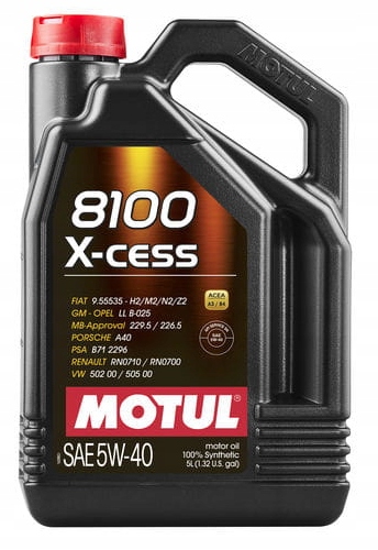 Olej Motul 5W40 X-cess 5W40 5L