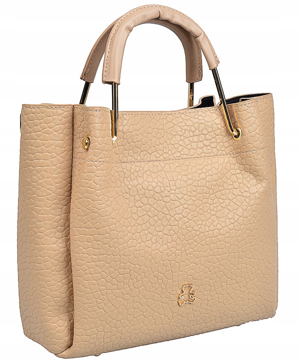 Lulu Castagnette TOREBKA damska A5 KUFEREK do ręki LISTONOSZKA z paskiem Marka Lulu Castagnette