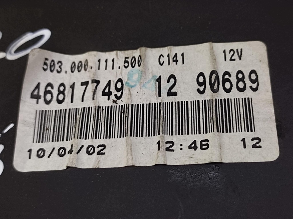 FIAT DOBLO and dials 46817749