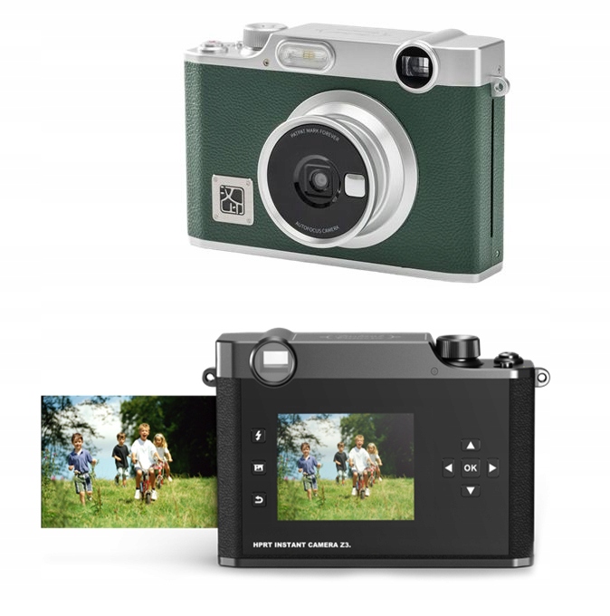 Fotoaparát Hanin Z3 5MP Okamžitý Výtisk 3PASS Bluetooth LCD 2,8" náplně