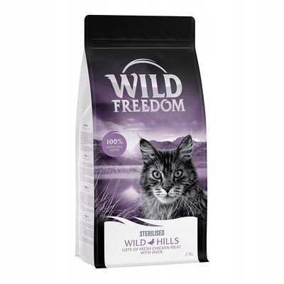 Wild Freedom Adult "Wild Hills" Sterilised, kaczka 2 kg