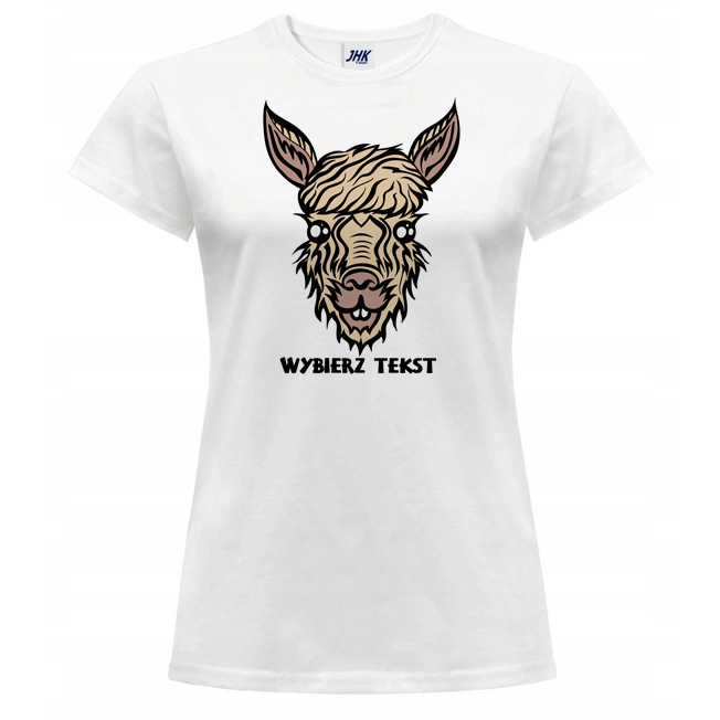 

Koszulka Damska T-shirt Lama Alpaka Urocze L
