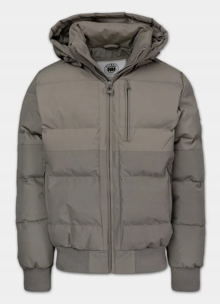 Pánská Zimní bunda prošívaná s kapucí Pitbull Patton zateplená M