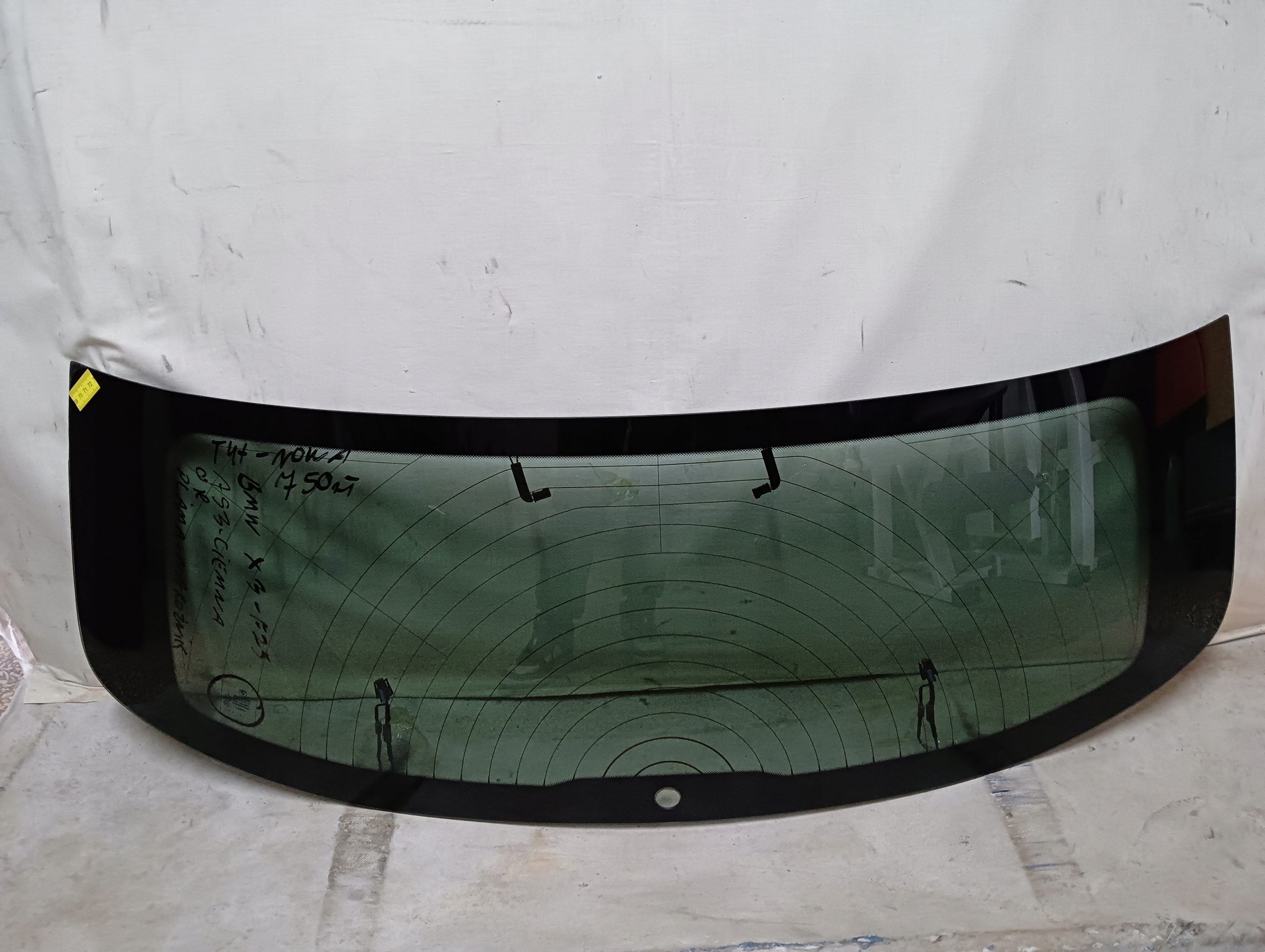 SZYBA TYLNA BMW X3 F25 AS3-CIEMNA ORYGINAŁ PLAMA NAROŻNIK