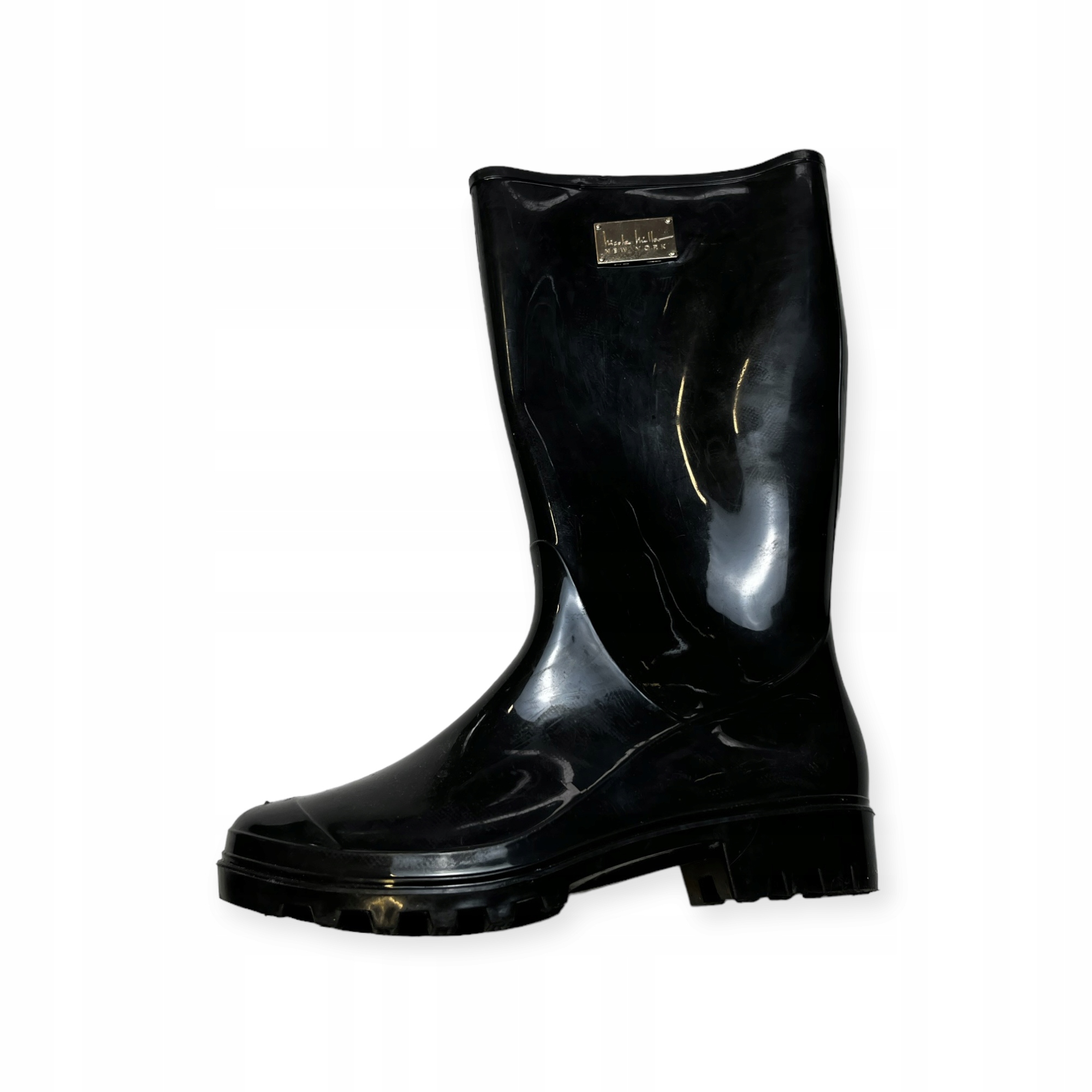 Černé elegantní holínky Nicole Miller 38,5