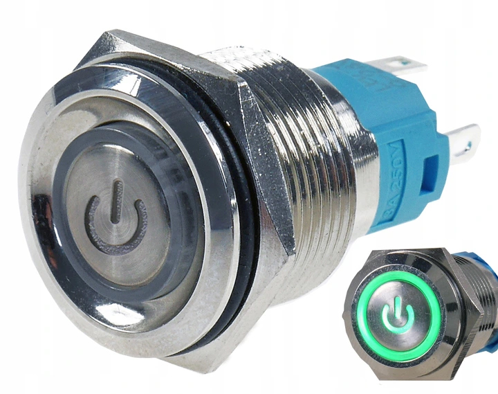 

Przycisk Wandaloodporny 19mm Bistabilny 3A/250 Z