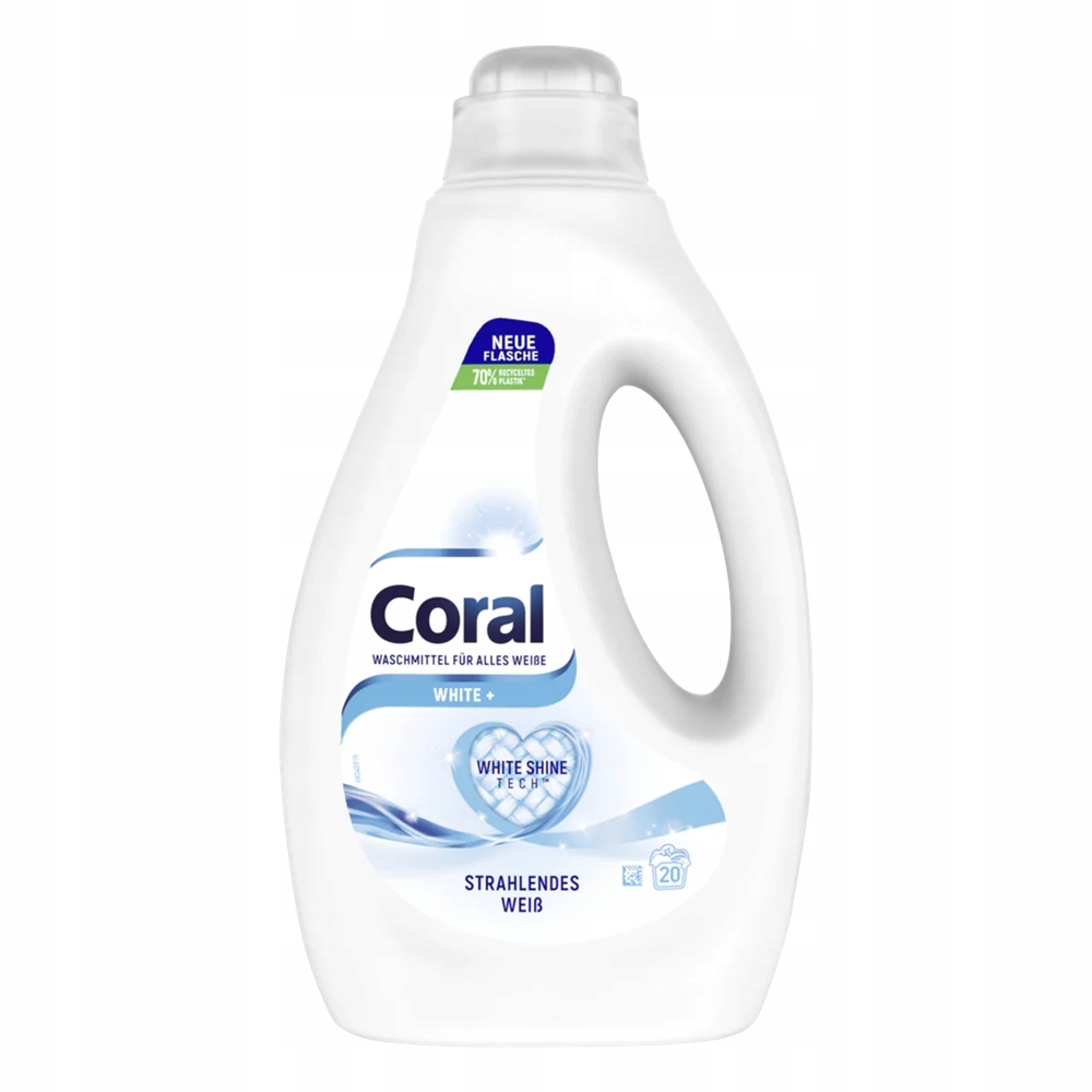 

Coral Żel Do Białego Optimal+ 20 Prań 1L De