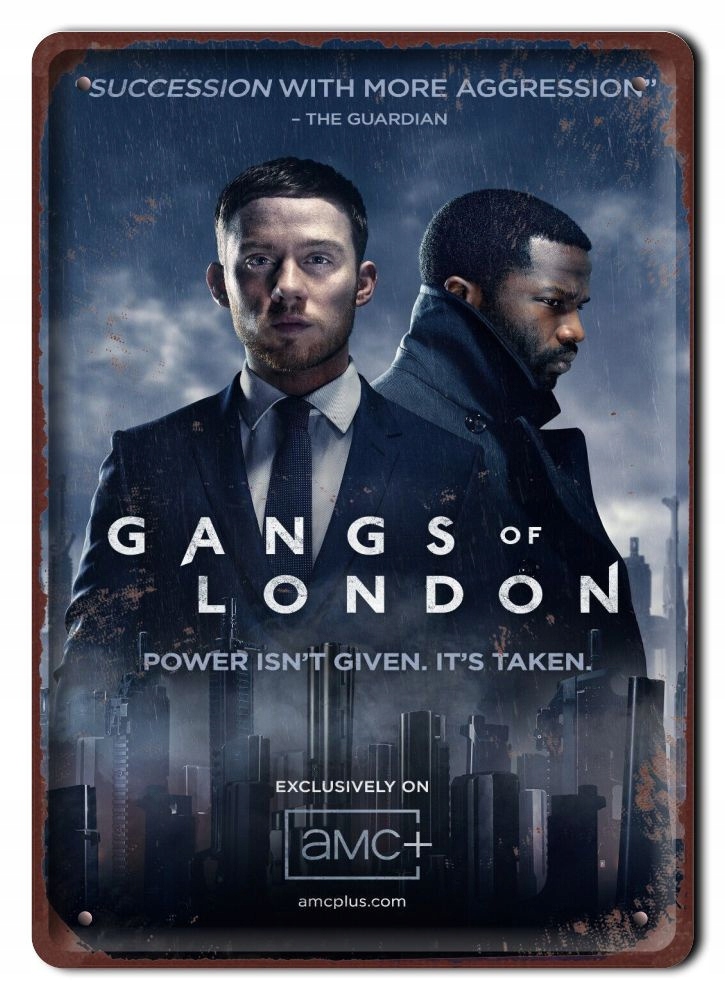 Gangs Of London Plakat filmowy-metalowy #15381