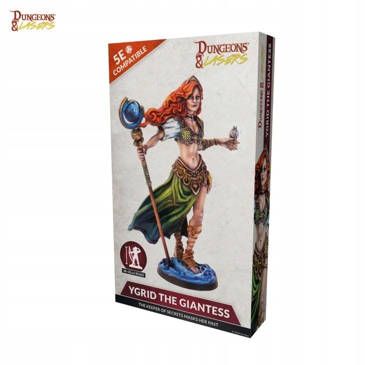 Dungeons & Lasers Ygrid The Giantess figurka do sklejania