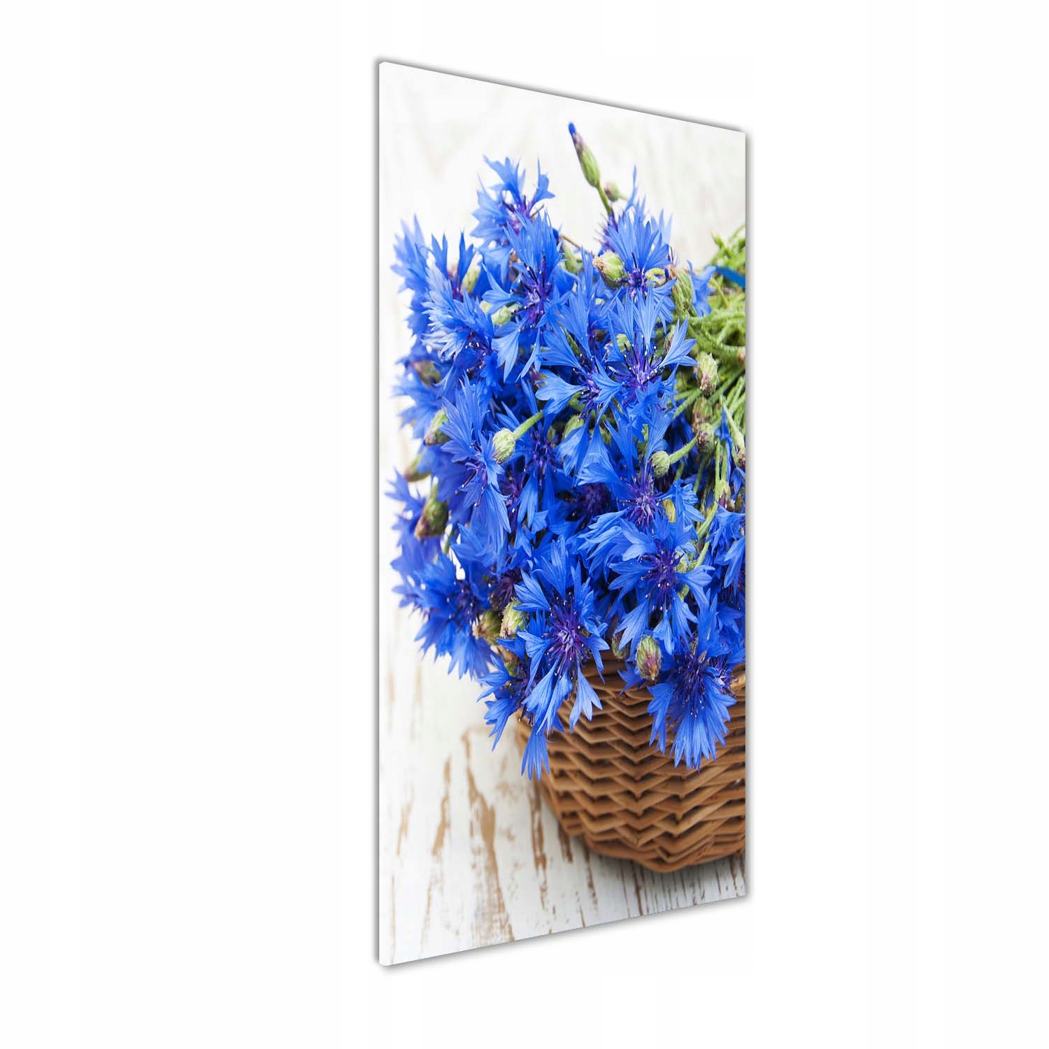 

Foto obraz zdjęcie na szkle Chabry w koszu 50x125