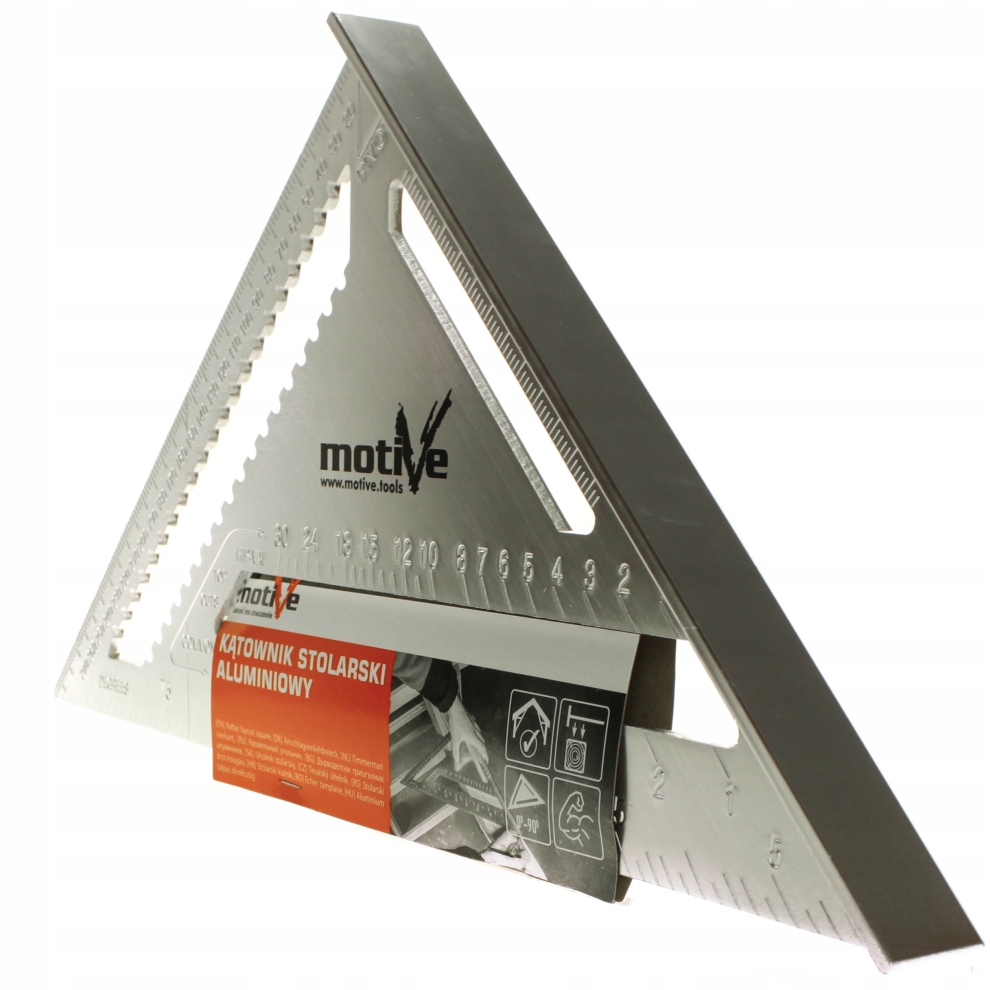 

Duży Kątownik Stolarski Aluminiowy Przymiar 300mm