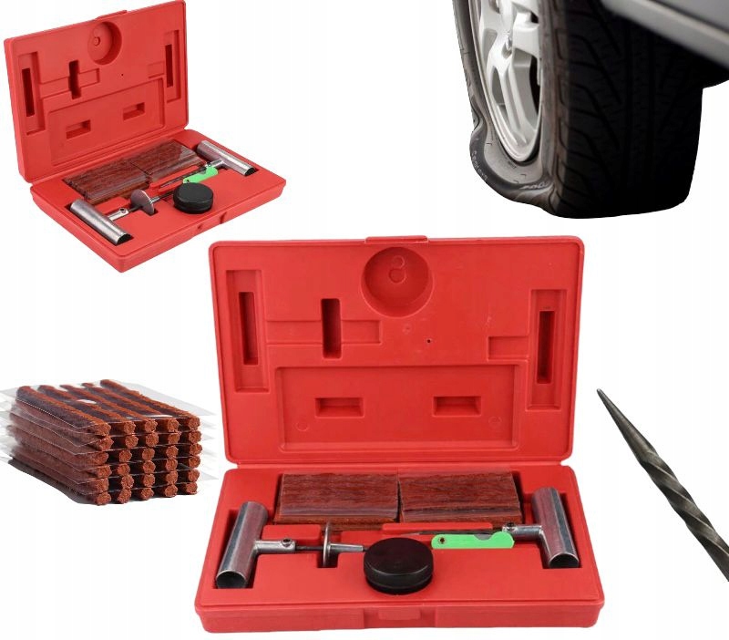 НАБОР ДЛЯ РЕМОНТА ДЫРОКОЛ ШИНЫ ПАТЧ РЕЗИНОВЫЙ ШНУР