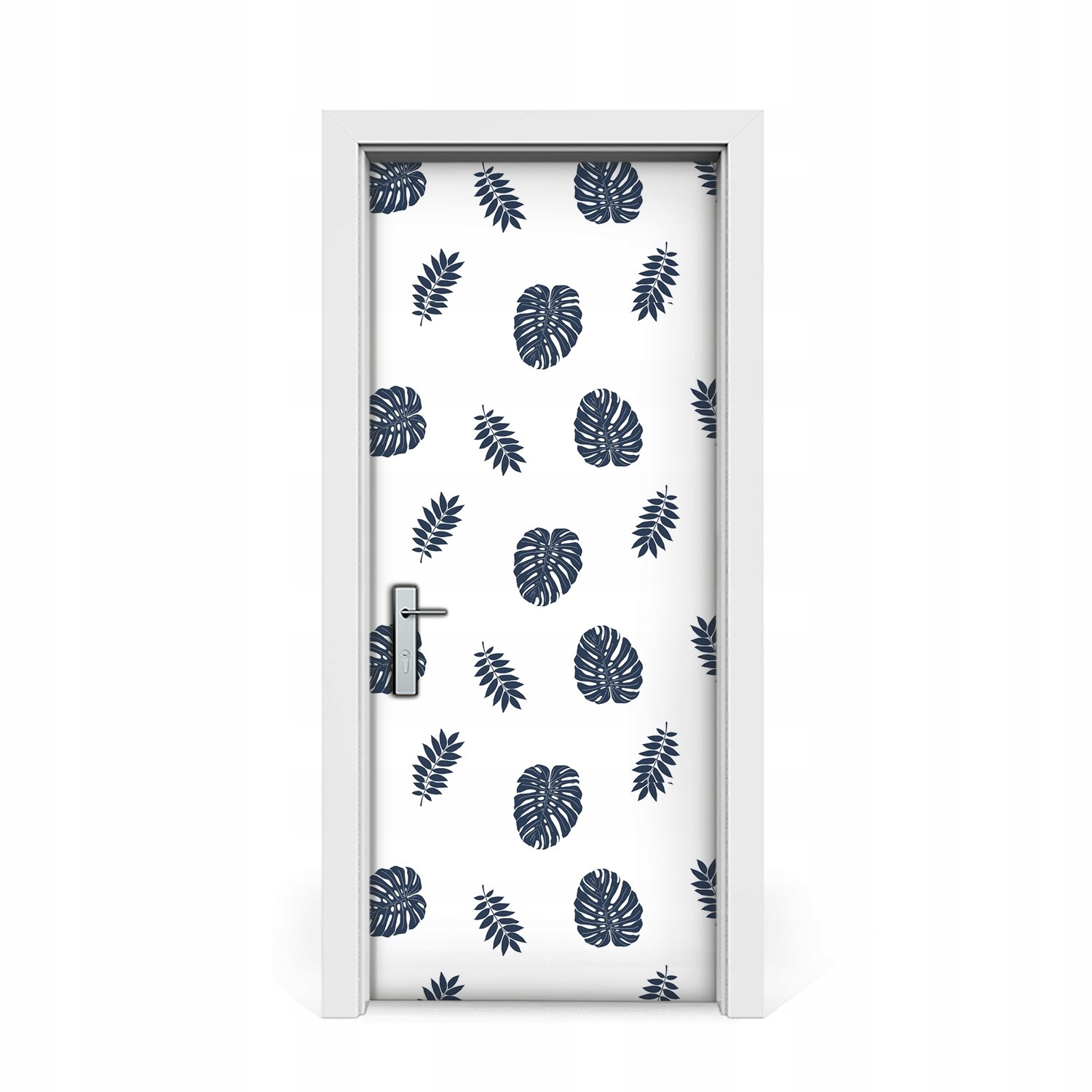 

Naklejka na drzwi okleina Liście tropikalne 85x205
