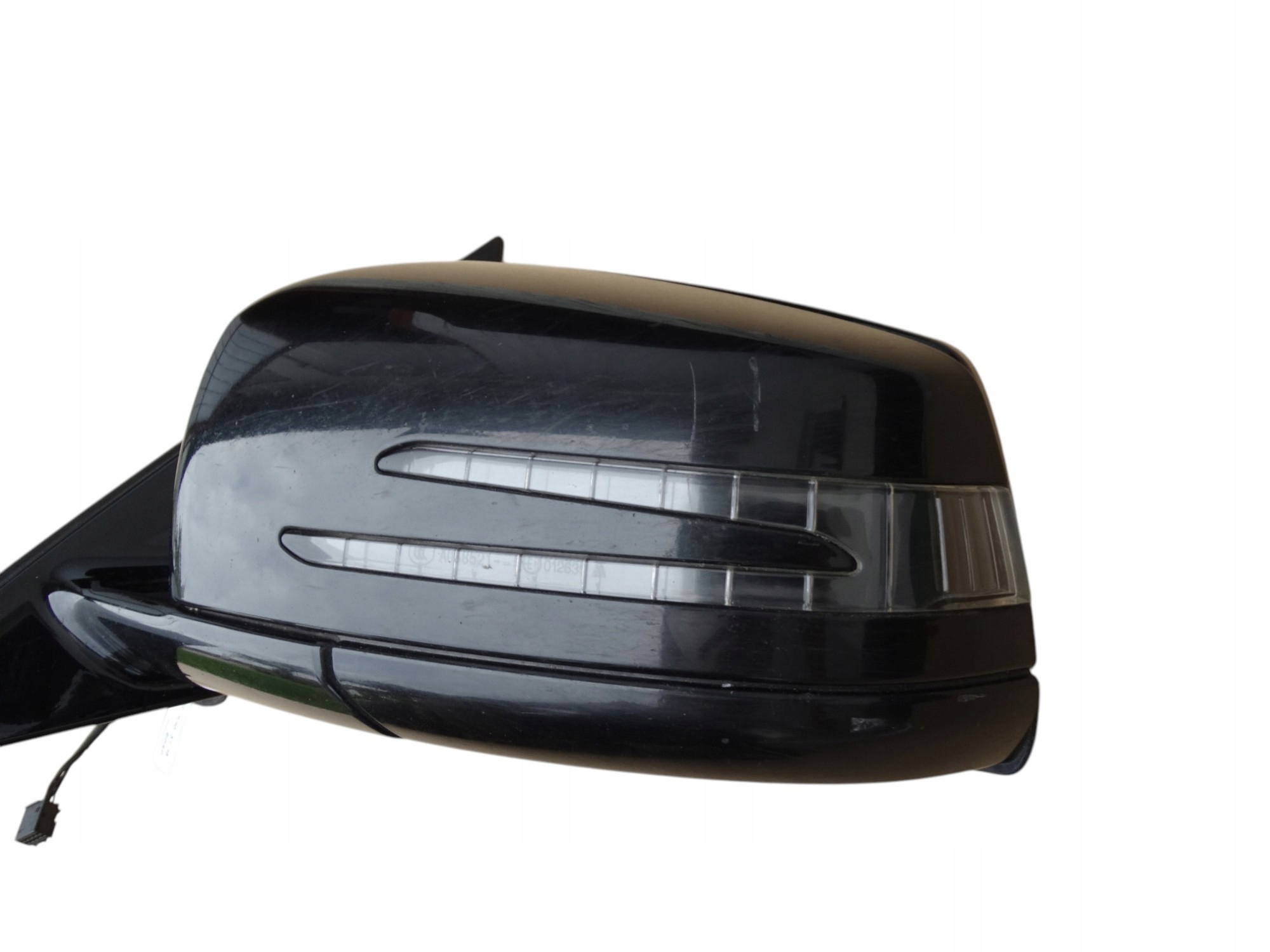 MERCEDES E-KLASA W212 mirror exterior left 7PIN 040 black, original