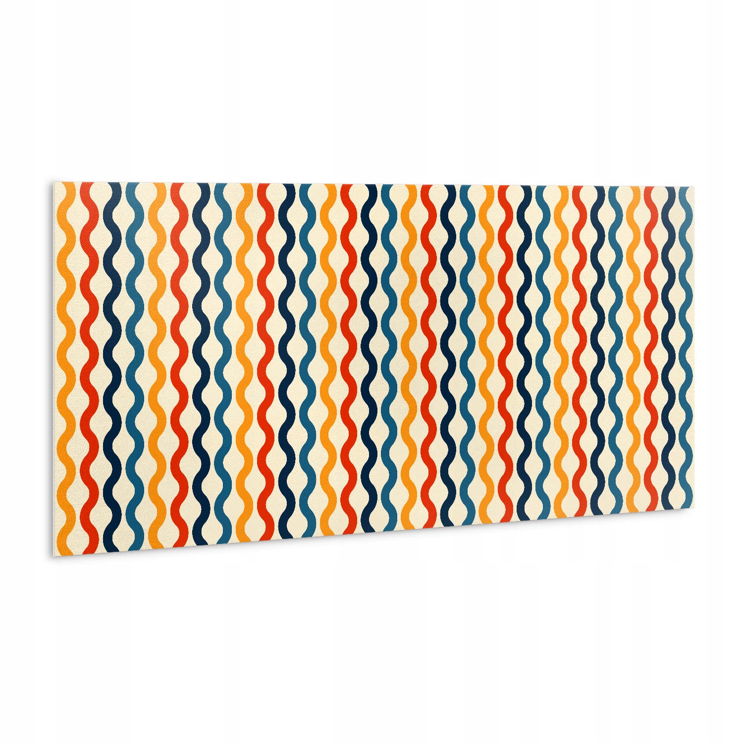 Pvc panel s motivem Snadná dekorace do jídelny Barevné vlny boho 100 x 50 cm
