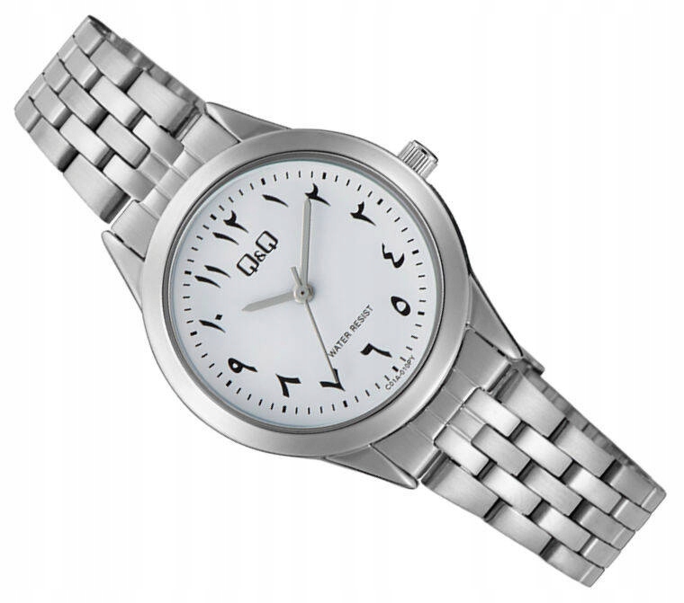 Čitelné Klasické Stříbrné Dámské Hodinky C01A-010P Na Ocelovém Náramku