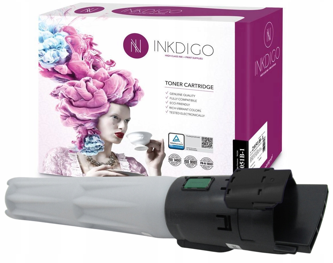 Toner Inkdigo pro tiskárnu Ricoh Mp-c 2051 Černý