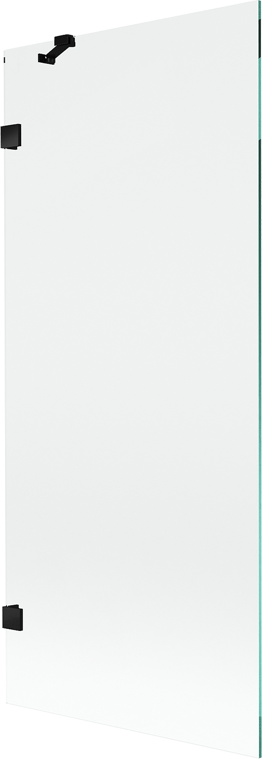 Mexen Lunar sprchová zástěna jednokřídlá 80 x 150 cm, transparentní, černá