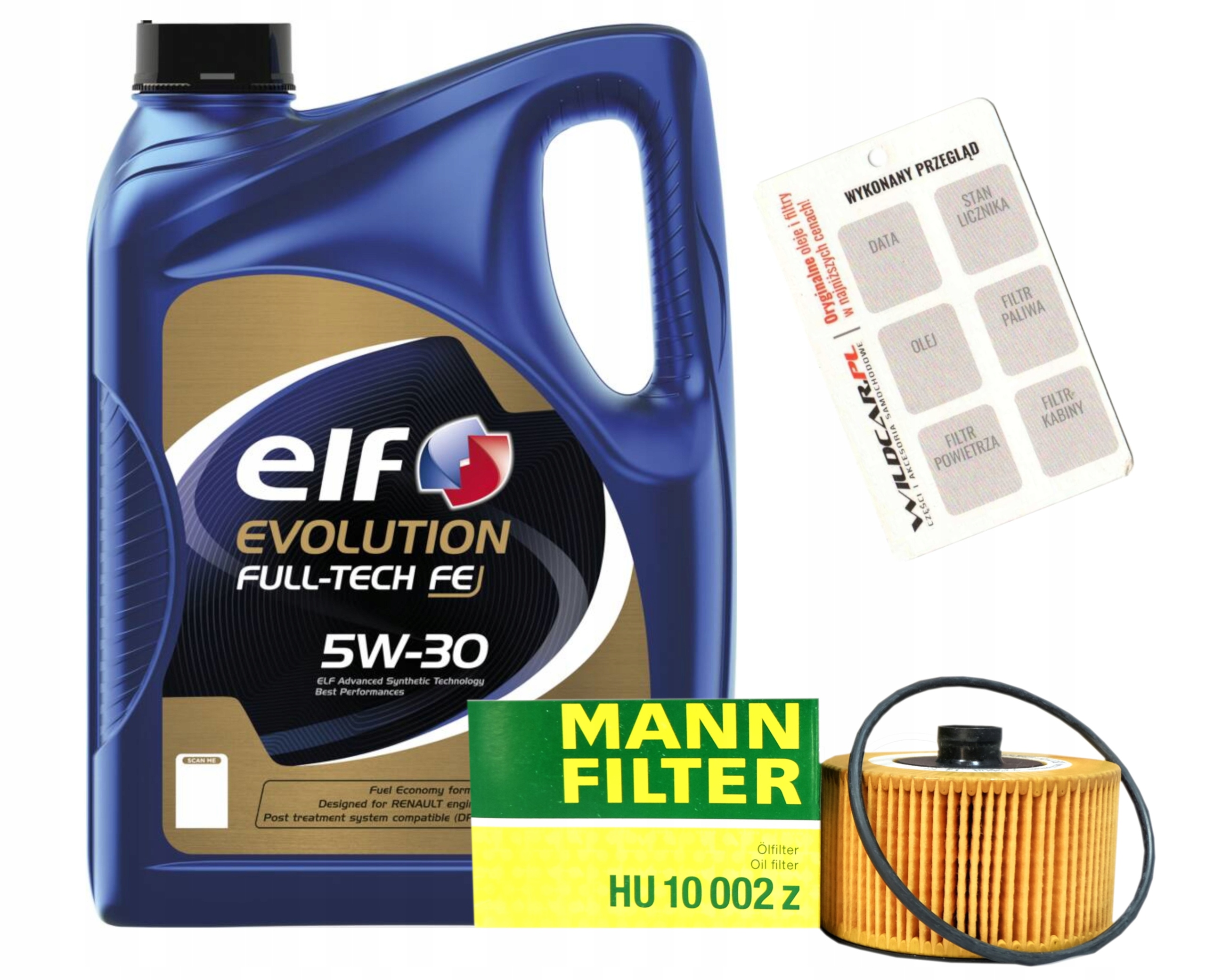 Filtr Mann olej 5v30 Elf FullTech Nissan Micra V K14 0.9 1.0 Pulsar 1.2