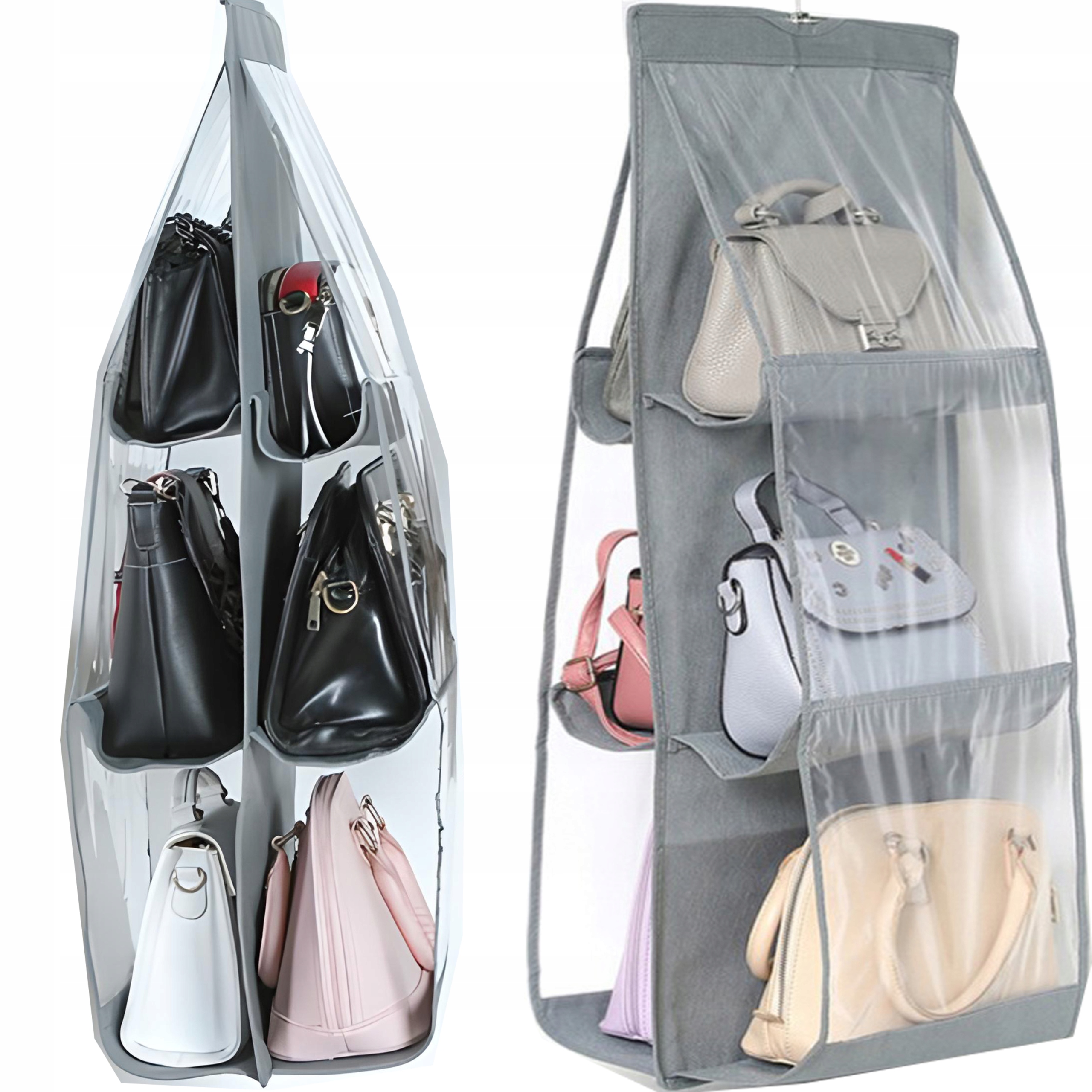 ORGANIZER DO SZAFY NA TOREBKI TOREBEK BUTY WIESZAK Stan opakowania oryginalne