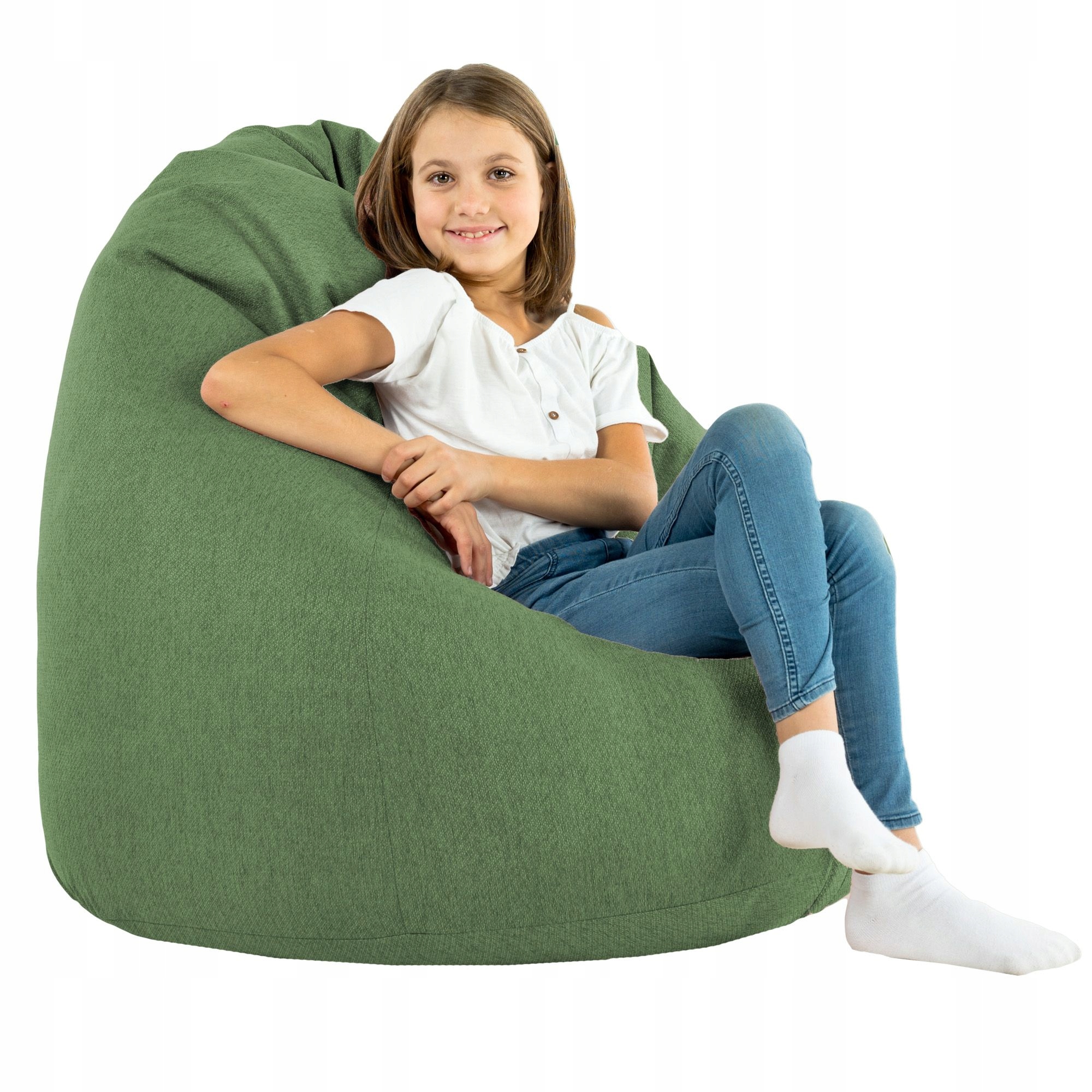 Sáček Recyklace křeslo sako Taburet Zelená XL