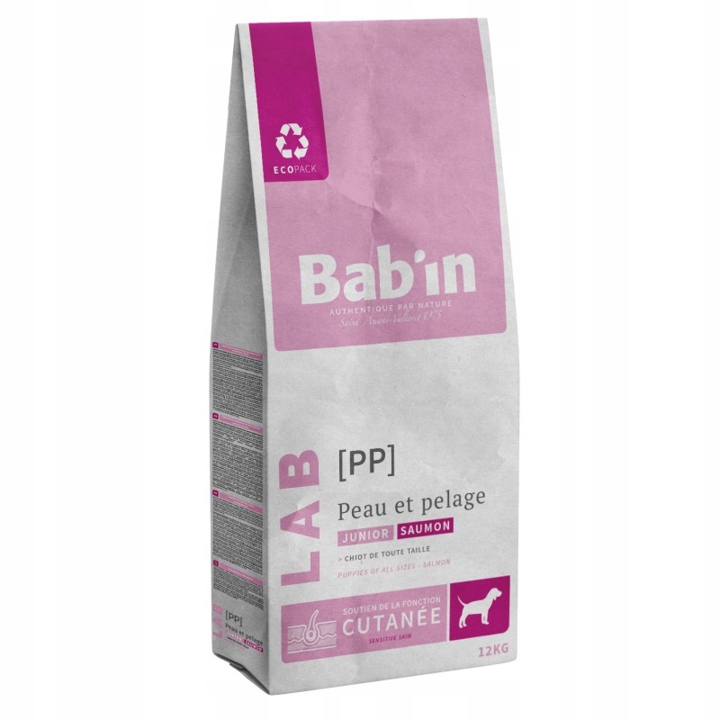Bab'in Lab Junior Skin & Coat – kůže a srst pro štěňata 12 kg