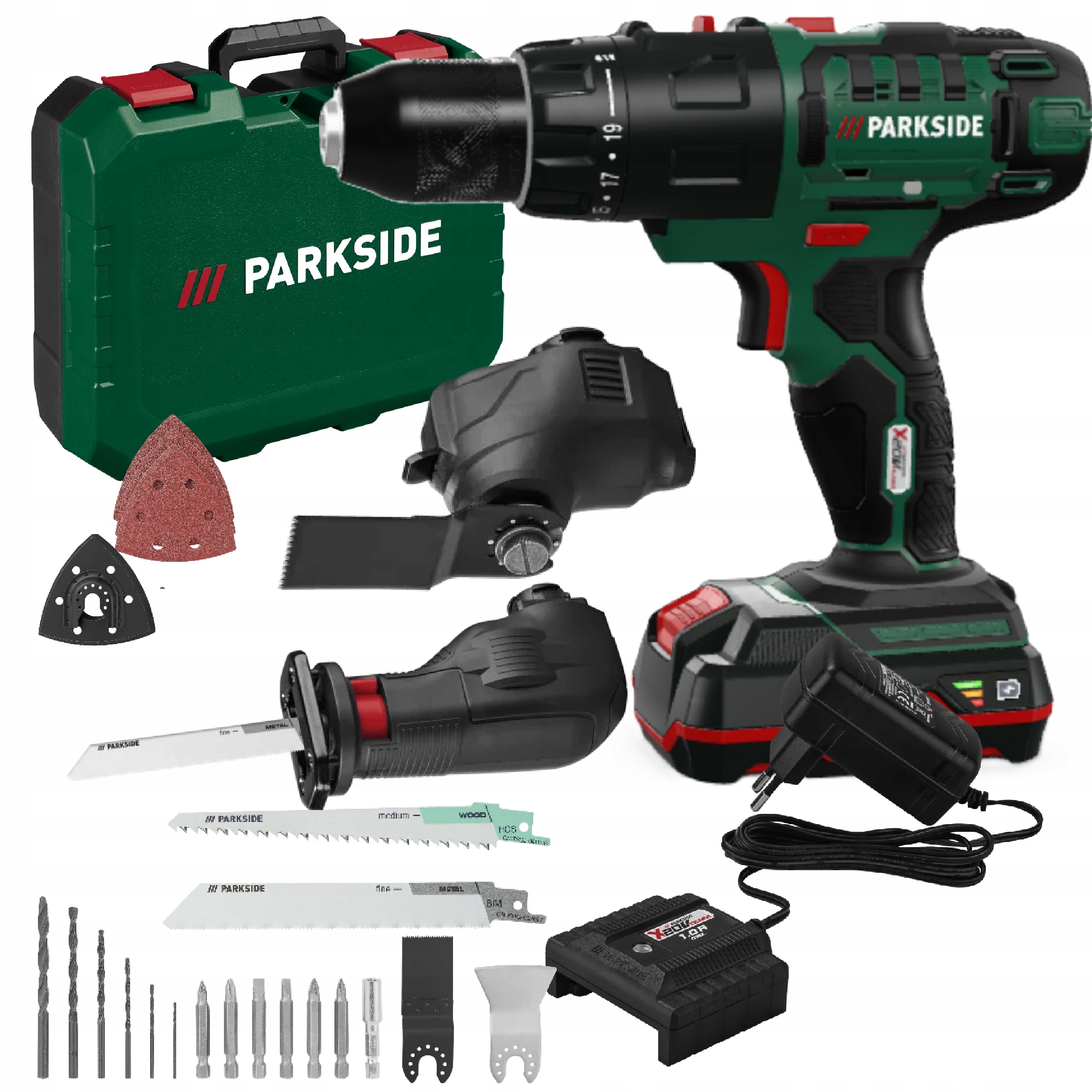 Parkside Akumulatorowe narzędzie wielofunkcyjne 3w1 Pkga 20-Li C2 wkrętarka