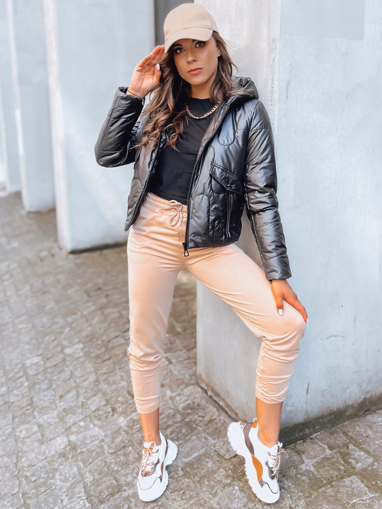 KURTKA DAMSKA PIKOWANA Z KAPTUREM roz. L Rozmiar L