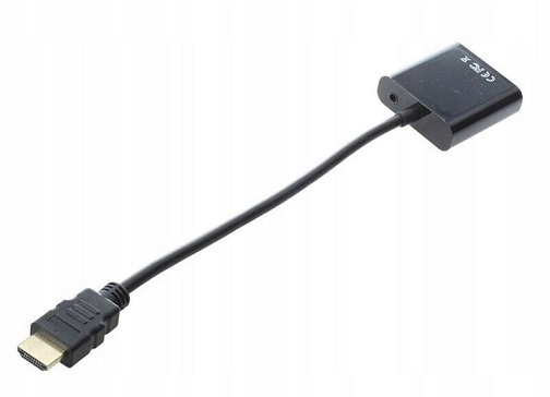 Adapter Mini HDMI do VGA + AUDIO + Kabel Długość kabla 0.2 m