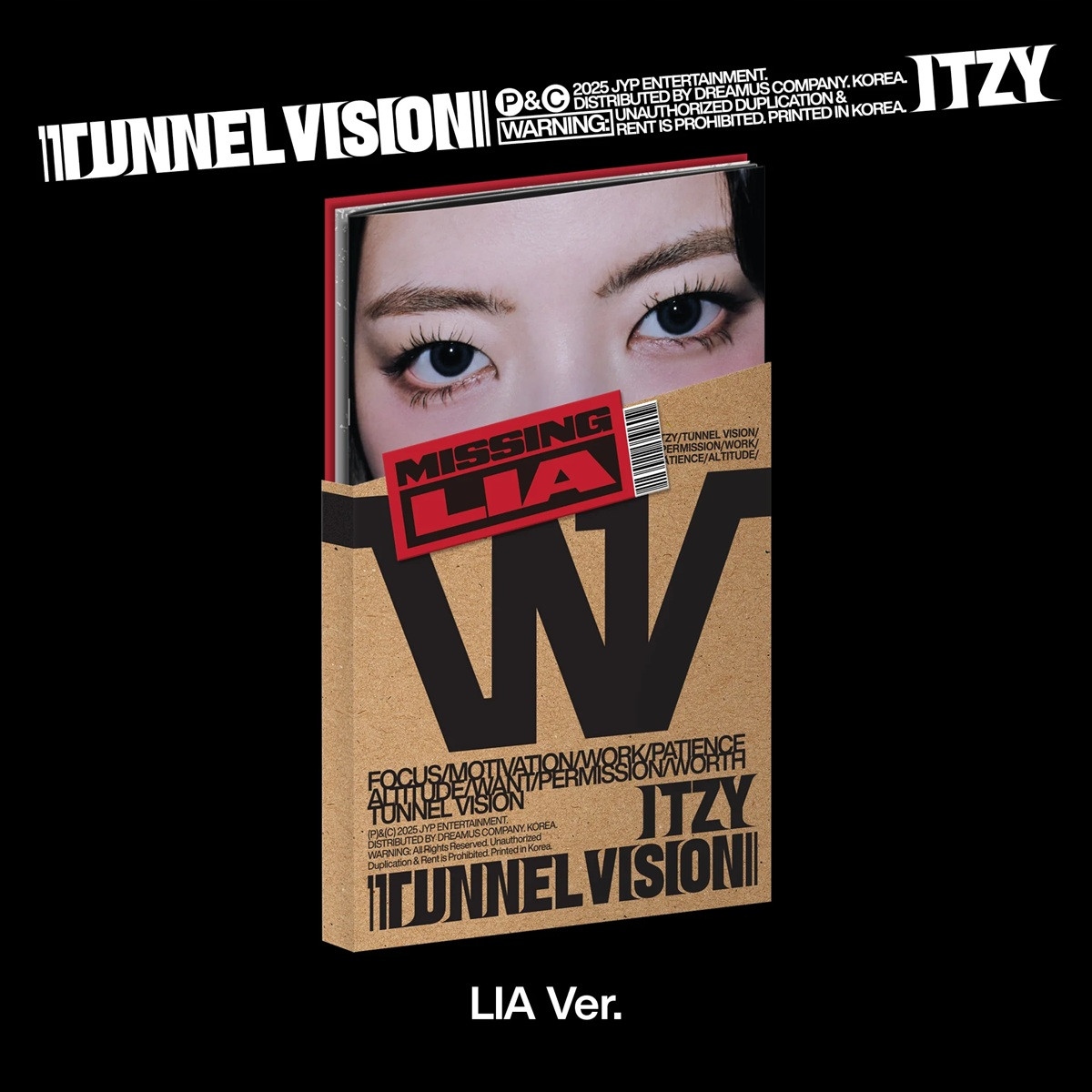 {{{ Itzy Tunnel Vision Member Ver. Lia