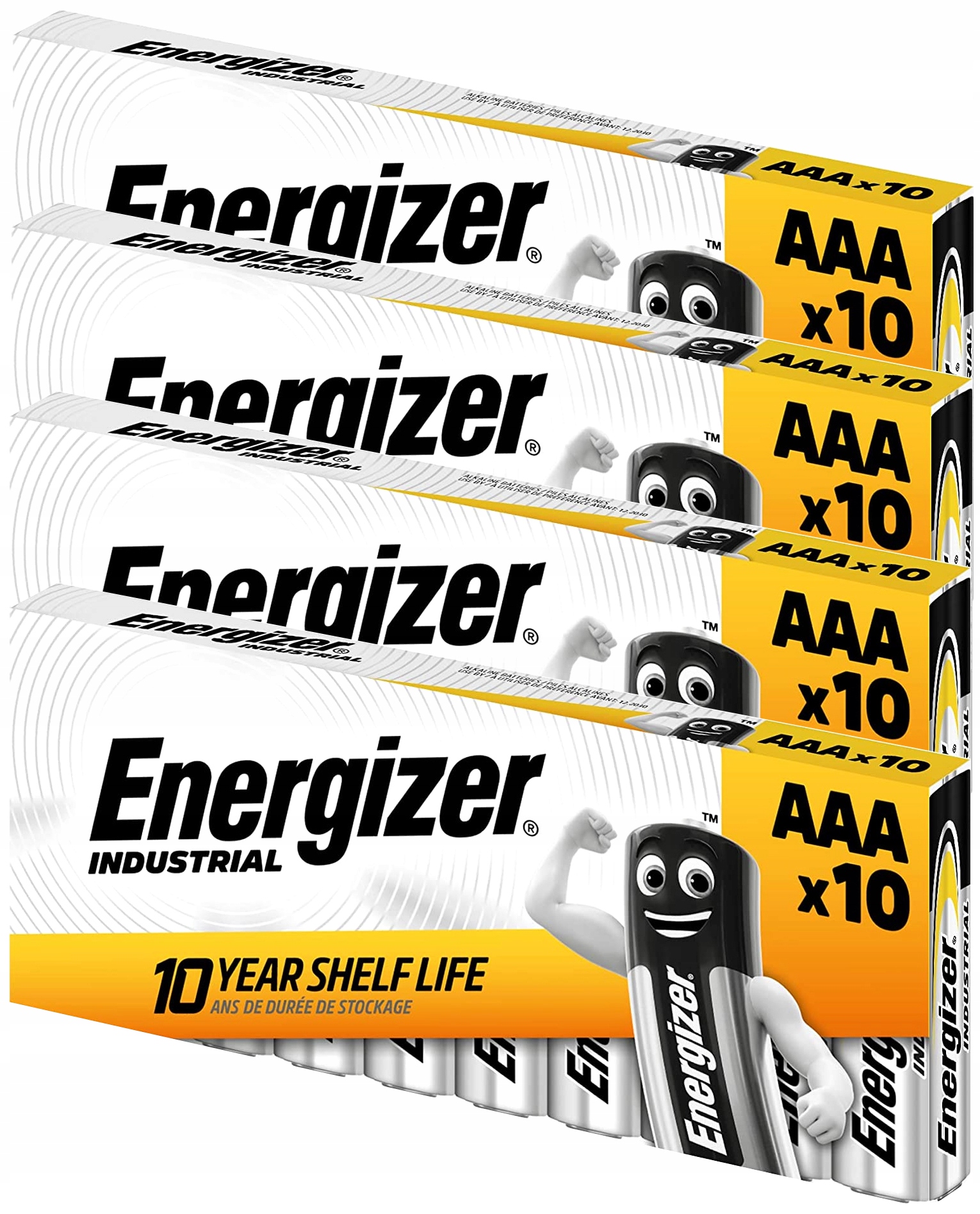 

40x Mocna Bateria Energizer Industrial R3 Aaa LR03