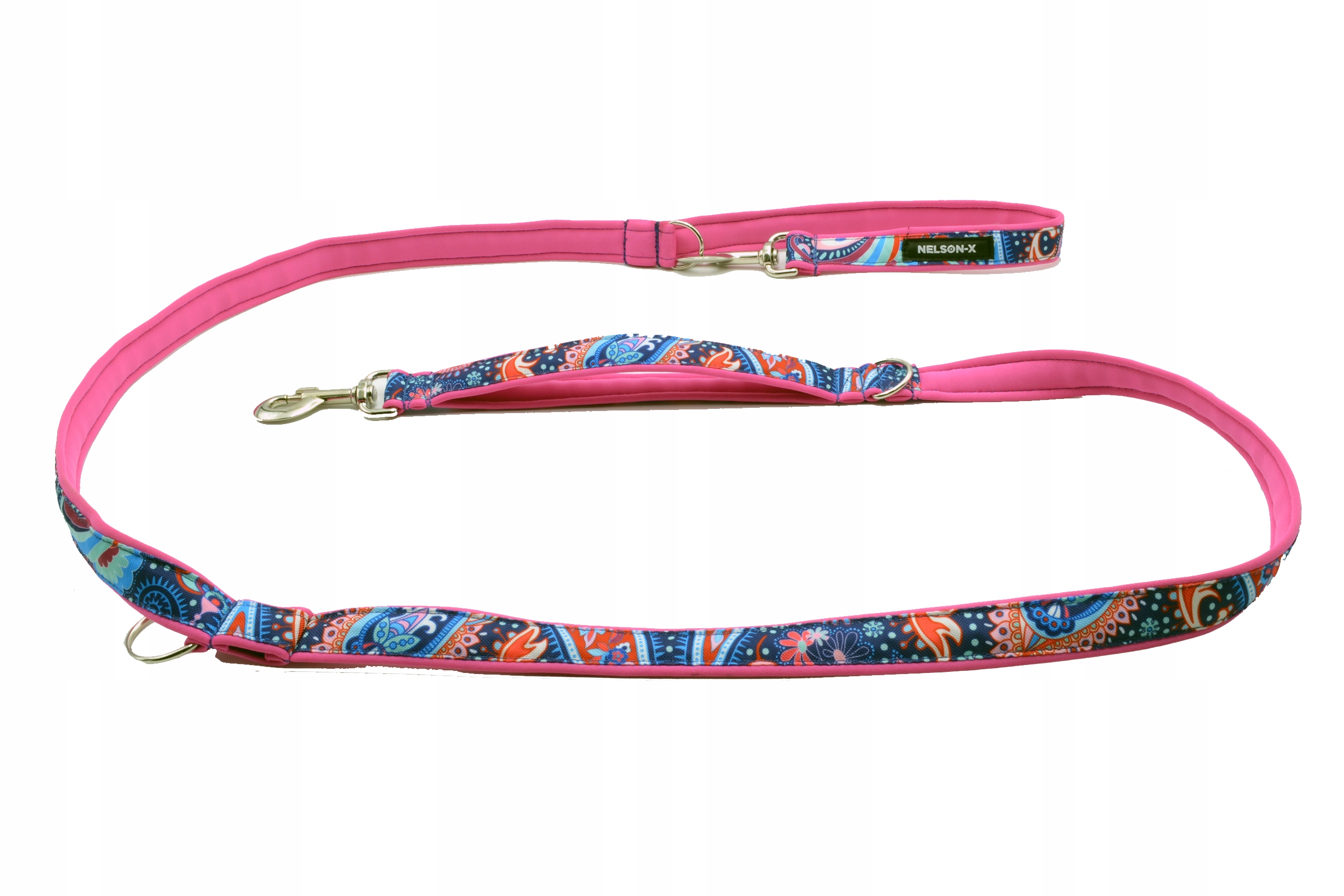 Levně Vodítko Podšitá Pro Psa Neoprenem 3 M/2,5 cm Wzm S Rukojetí Polský Výrobce