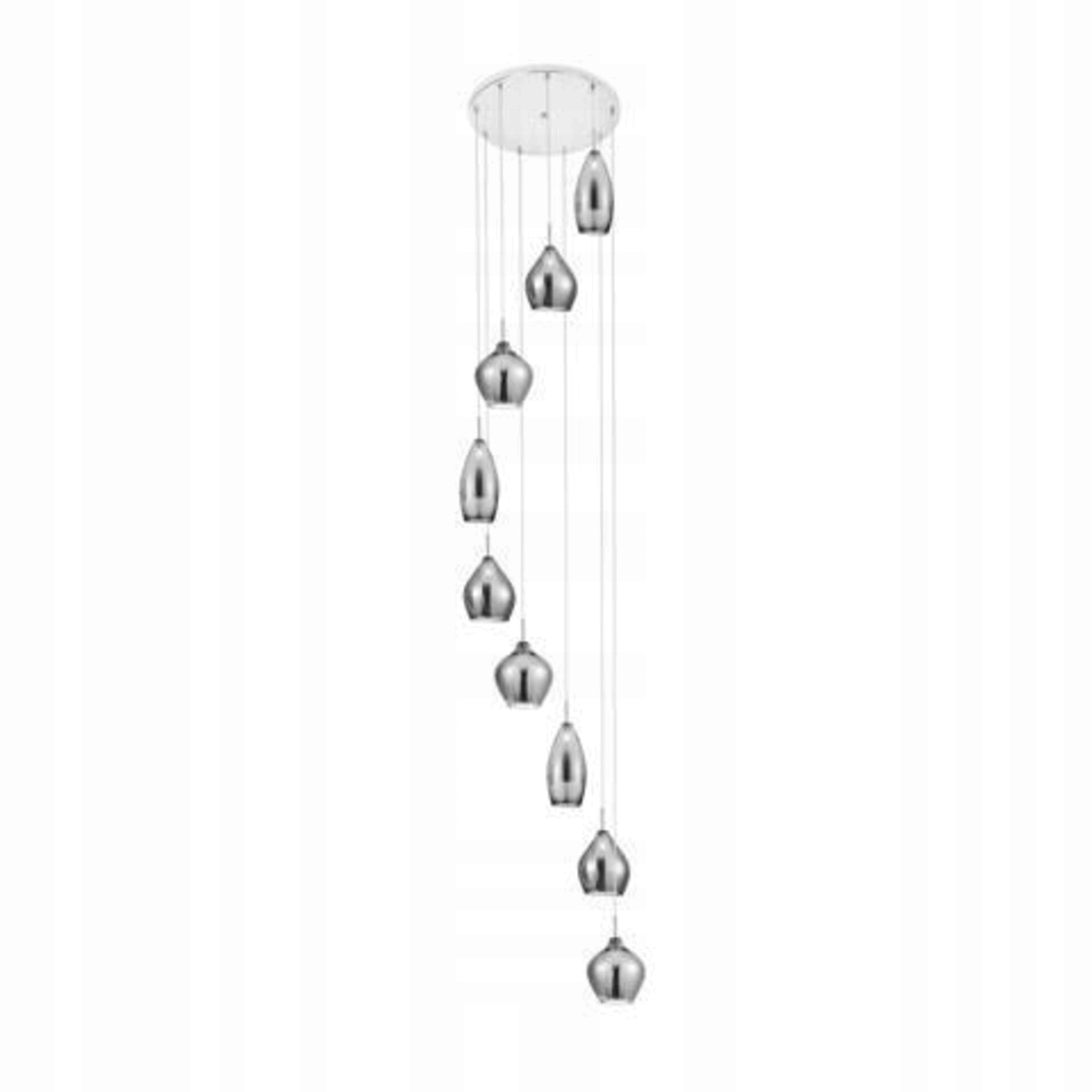 Závesné svietidlo AZzardo Amber Milano 9 chrome AZ3673 G9 9x40W IP20 50cm ch