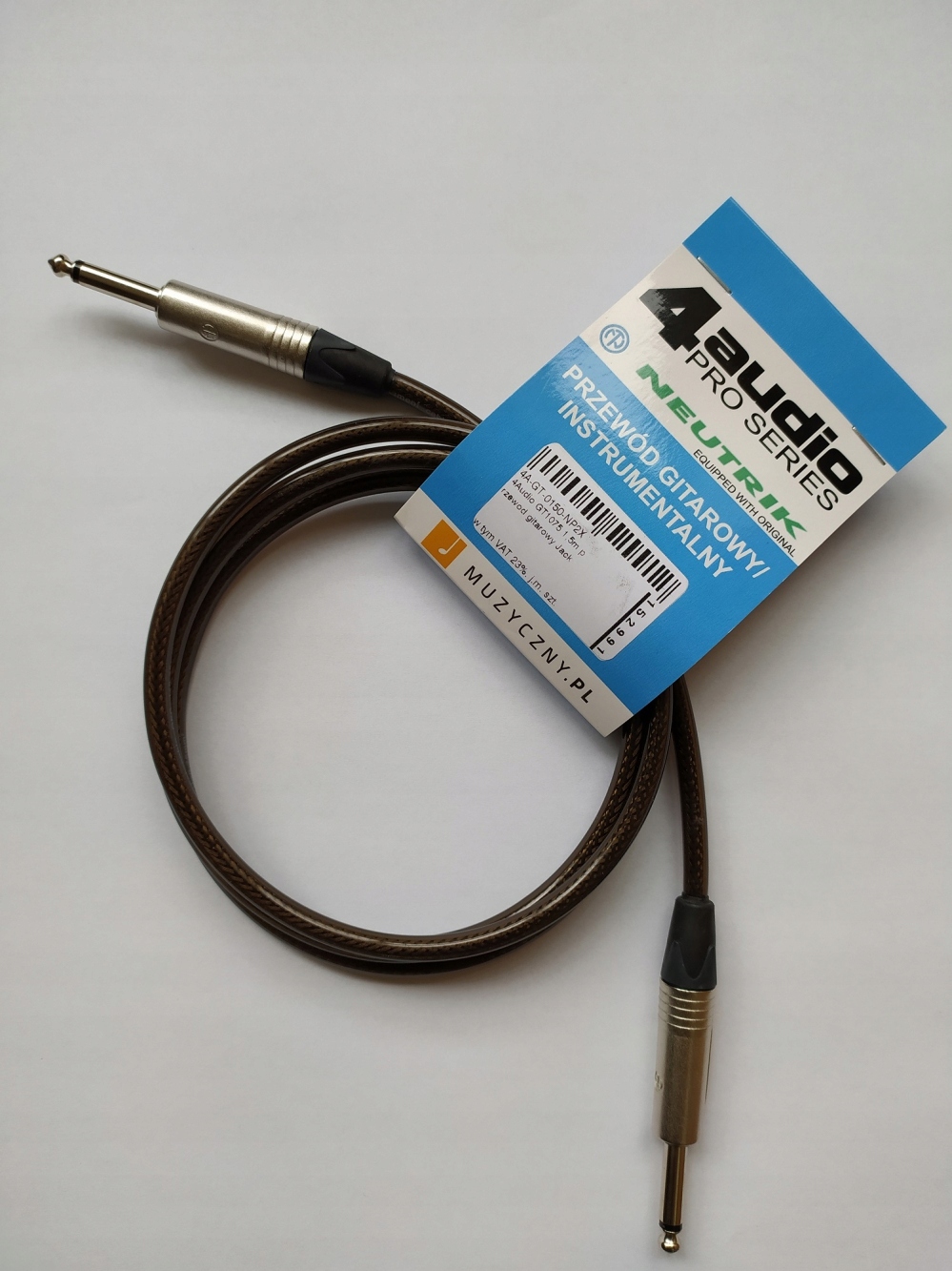 

4Audio GT1075 1,5m przewód gitarowy Jack Jack